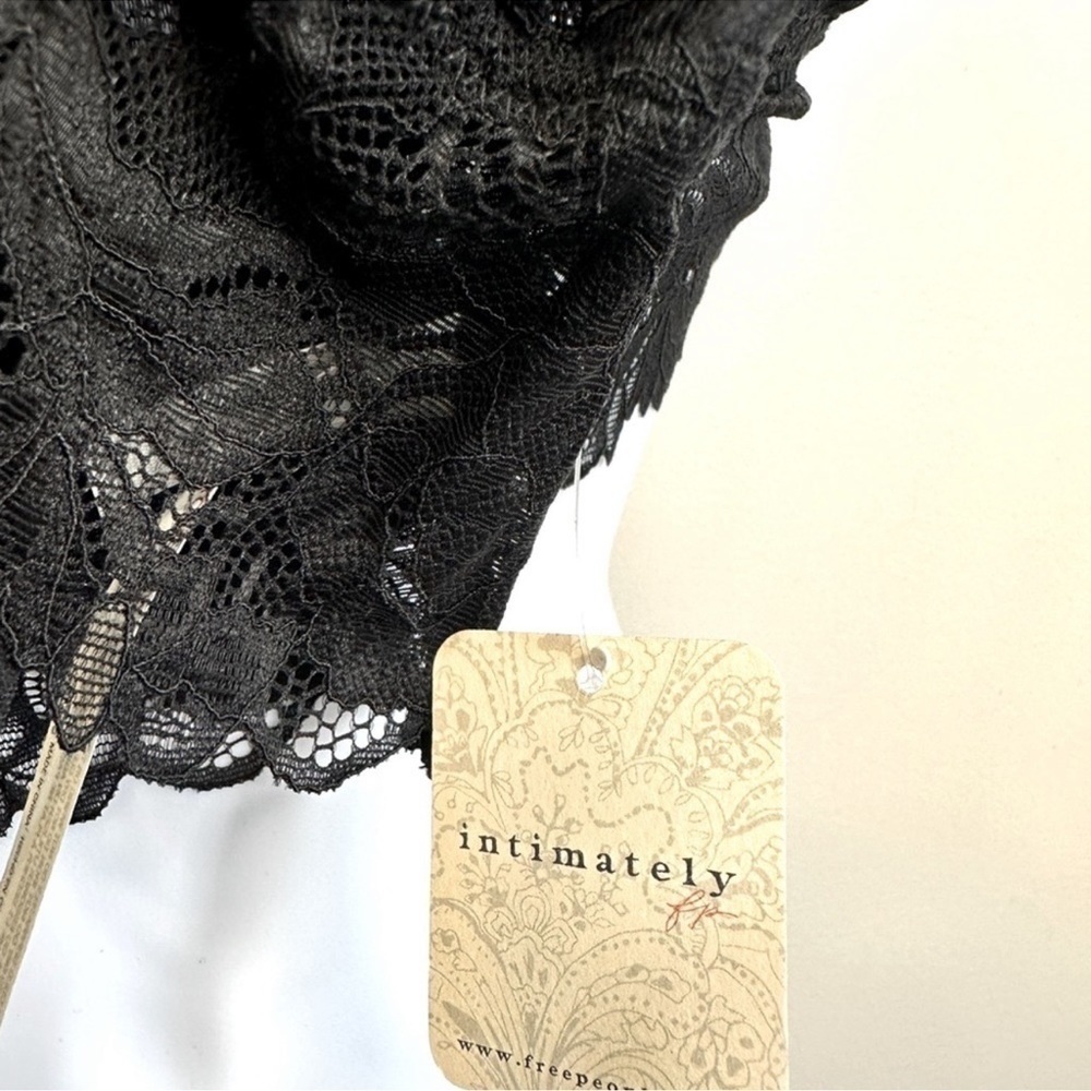 NWT 2-Pack Free People Everyday Lace Longline Bralettes Black Combo Size X-Small - Picture 11 of 13